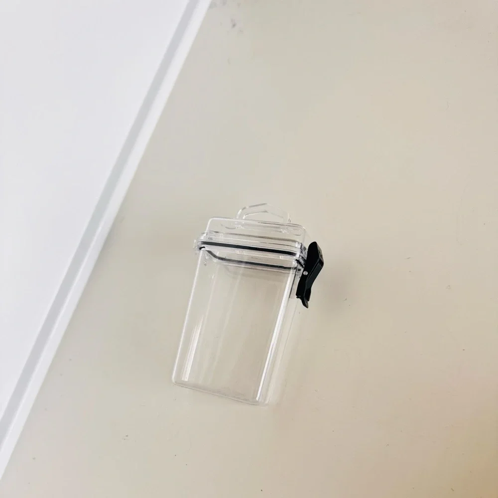 TRUE UTILITY Clear Airtight Storage Container Case Keep Phone & Cigarette Dry!